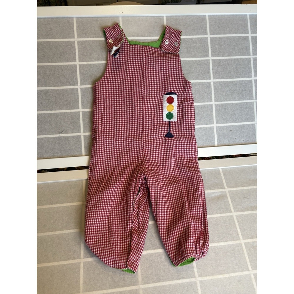 Bailey Boys Reversible Jumper 18 Months Corderoy School/ Christmas Red Plaid‎ - Picture 2 of 8